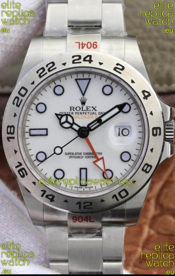 Rolex Explorer M216570-001 1:1 Mirror Replica Watch - White Dial in 904L Steel 42MM