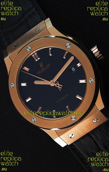 Hublot Classic Fusion King Gold Swiss Replica Watch - 1:1 Mirror Replica