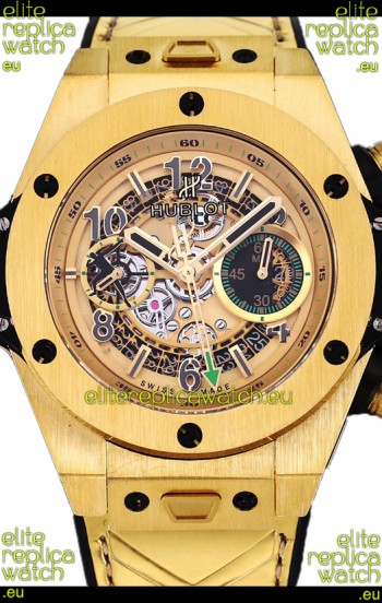 Hublot Big Bang Unico Yellow Magic PVD 1:1 Mirror Edition Swiss Replica Watch