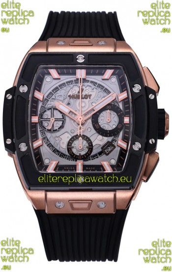 Hublot Spirit of Bang Rose Gold Casing Ceramic Bezel - 42MM Swiss Replica
