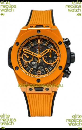 Hublot Spirit of Bang Orange Magic Edition Watch in Ceramic Casing - 42MM Swiss Replica