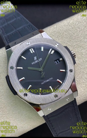 Hublot Classic Fusion 1:1 Mirror Replica Swiss Watch in 904L Steel Casing Grey Dial 42MM