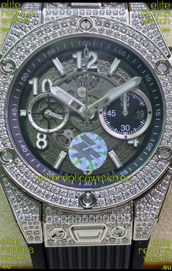 Hublot Big Bang Unico Diamonds 1:1 Mirror Edition Swiss Replica Watch 