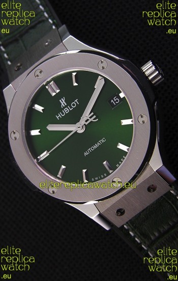 Hublot Big Bang Classic Fusion 38MM 1:1 Mirror Replica Watch Green Dial 