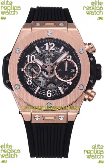 Hublot Big Bang Unico Rose Gold Casing 1:1 Mirror Edition Swiss Replica Watch