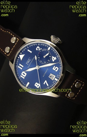 IWC Big Pilot - Functional Power Reserve Blue Dial 1:1 Mirror Replica Watch