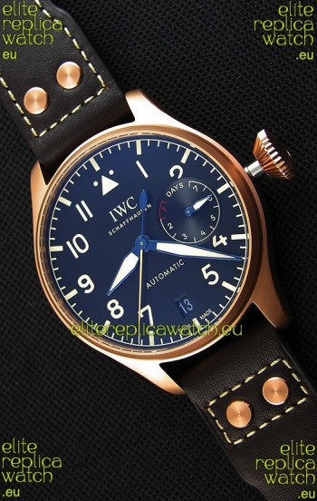 IWC Big Pilot's IW501005 Heritage Swiss Replica Watch - Functional Power Reserve 1:1 Mirror Replica