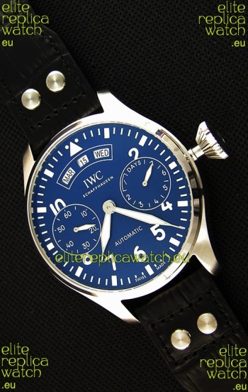 IWC Big Pilot Annual Calendar IW502702 Spitfire Blue Dial Swiss 1:1 Mirror Replica