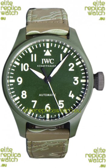 IWC Big Pilot's Top Gun Woodland Edition 43MM Ceramic Casing Swiss Replica Watch 