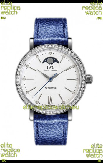 IWC Portofino IW659601 Automatic Moon Phase Steel Casing Watch in White Dial 37MM