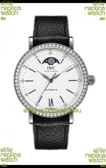 IWC Portofino IW659601 Automatic Moon Phase Steel Casing Watch in White Dial 37MM