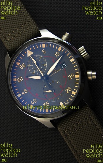 IWC Pilot's Watch Chronograph Top Gun Miramar IW389002 Ceramic Anthracite Dial 1:1 Mirror Replica 
