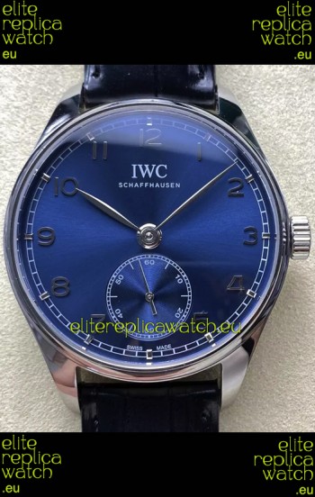 IWC Portugieser Super Clone Automatic 41 IW358305 Blue Dial in Steel Case