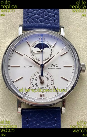 IWC IW359001 Portofino Complete Calendar 904L Stainless Steel Swiss Replica Watch 