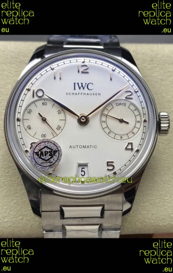 IWC Super Clone Portugieser Swiss 1:1 Mirror Replica Watch White Dial Steel Case Watch