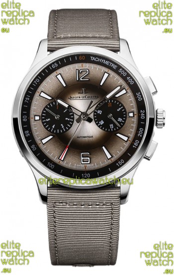 Jaeger LeCoultre Polaris Q902843J Chronograph Grey Dial Nylon Strap Swiss Replica Watch 