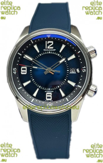 Jaeger LeCoultre Polaris Date Blue Dial Rubber Strap 1:1 Mirror Replica Watch 42MM