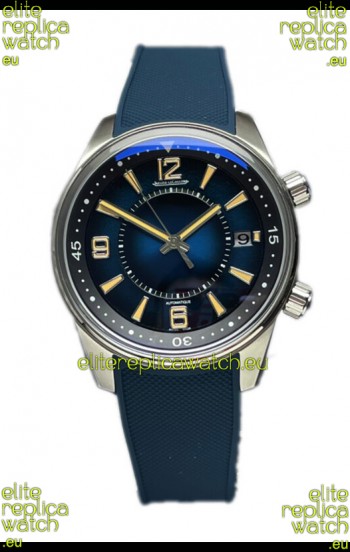 Jaeger LeCoultre Polaris Date Blue Dial Rubber Strap 1:1 Mirror Replica Watch 42MM