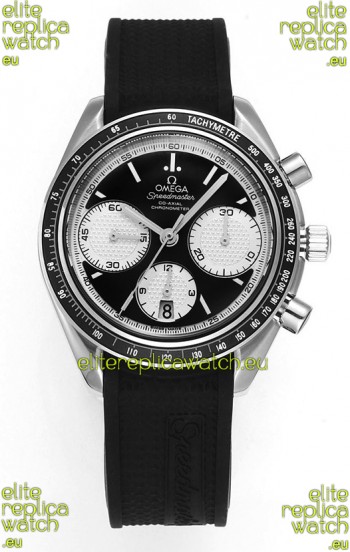 Omega Speedmaster Racing 904L Steel Chronograph 1:1 Mirror Replica in Black Dial