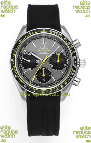 Omega Speedmaster Racing 904L Steel Chronograph 1:1 Mirror Replica in Grey Dial