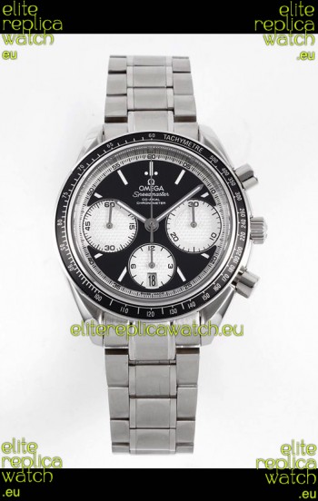 Omega Speedmaster Racing 904L Steel Chronograph 1:1 Mirror Replica in Black Dial
