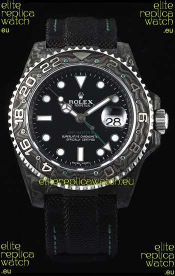 Rolex GMT Masters II DiW Edition Swiss Replica ETA 3285 Movement - Black Dial 
