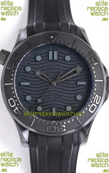Omega Seamaster 300M "Black Black" Ceramic Case Swiss 1:1 Mirror Replica Watch 