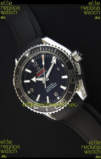Omega Seamaster Planet Ocean Swiss Black Strap Replica 45MM 1:1 Ultimate Edition Watch 