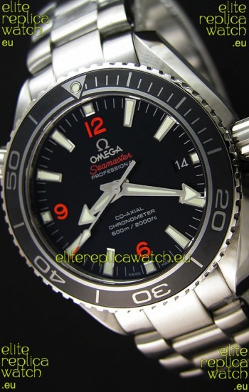 Omega Seamaster Planet Ocean Swiss Black Strap Replica 42MM 1:1 Ultimate Edition Watch 