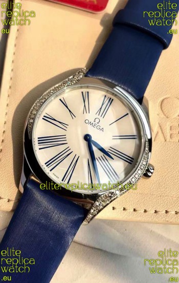 Omega De Ville Tresor Edition Swiss Quartz Watch 36MM Steel Casing White Dial