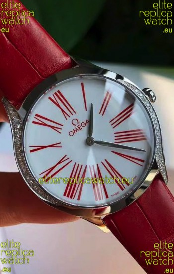 Omega De Ville Tresor Edition Swiss Quartz Watch 36MM Steel Casing White Dial