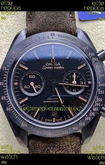 Omega Speedmaster Dark Side of the Moon Brown Strap - 1:1 Superclone Replica Watch 