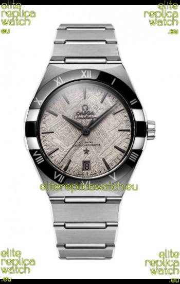 Omega Co-Axial Constellation Stainless Steel Meteorite Dial 1:1 Mirror Replica 41MM