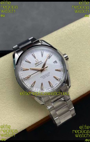 Omega Aqua Terra 150M White Dial 904L Steel Casing White Dial 1:1 Mirror Replica 41MM 