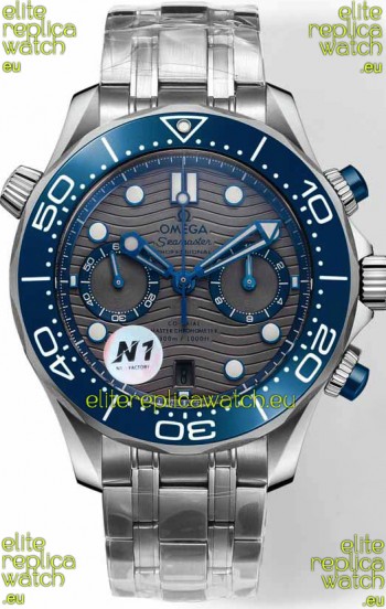 Omega Seamaster Co-Axial Master Chronograph Stainless Steel Grey Dial 44MM 1:1 Mirror Replica