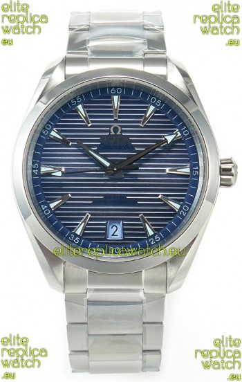 Omega Aqua Terra 150M Summer Blue Dial 904L Steel Casing 1:1 Mirror Replica 41MM 
