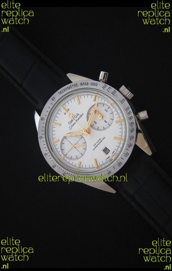 Omega Speedmaster 57 Co-Axial Chronograph Watch in Leather Strap