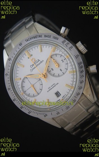 Omega Speedmaster 57 Co-Axial Chronograph in Yellow Gold Markers Swiss Watch