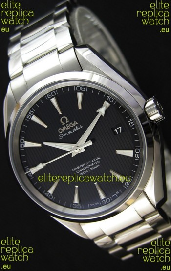 Omega Master Co-Axial Aqua Terra 150M Black Dial 1:1 Mirror Replica