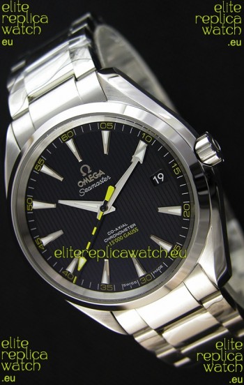 Omega Master Co-Axial Aqua Terra 15,000 Gauss Black Dial 1:1 Mirror Replica