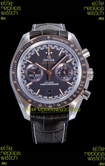 Omega Speedmaster Racing Co-Axial Master Chronograph Swiss Watch in Two Tone Bezel
