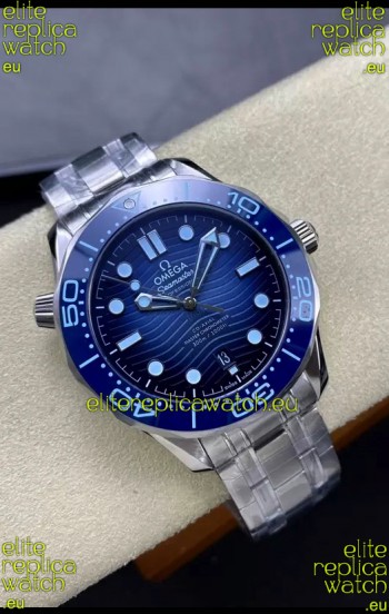 Omega Seamaster 300M Summer Blue Swiss 904L Steel 1:1 Mirror Replica Watch