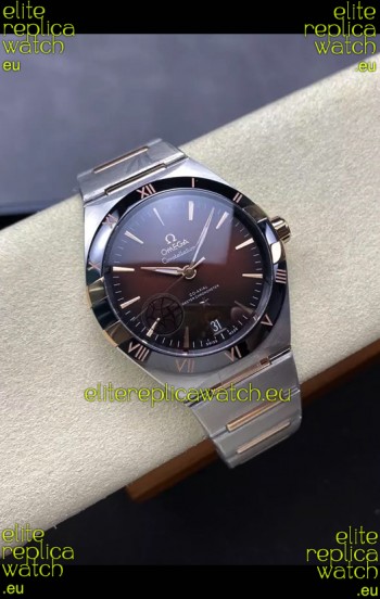 Omega Super Clone Co-Axial Constellation Stainless Brown Dial Replica Watch