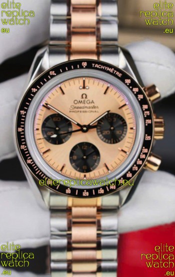 Omega Speedmaster Professional Moonwatch Two Tone Sedna Gold Swiss Replica Watch
