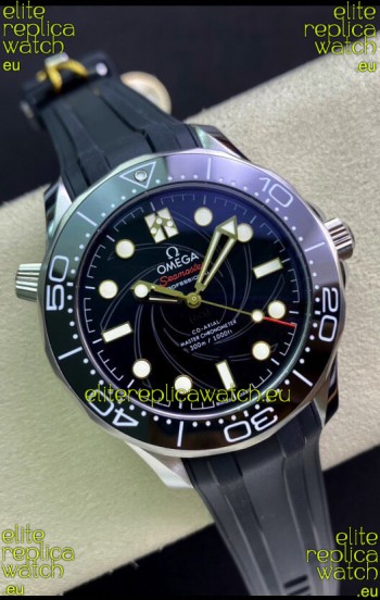 Omega Seamaster Diver 300M Edition 1:1 Mirror Replica Watch in Black Dial 