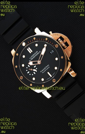 Panerai Luminor Submersible 3 days PAM684 Rose Gold Swiss 1:1 Mirror Replica Watch 