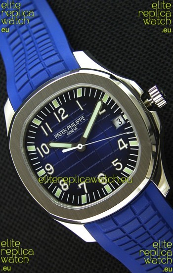 Patek Philippe Aquanaut 5168G-001 Swiss Replica Watch Blue Dial - 1:1 Mirror Edition 
