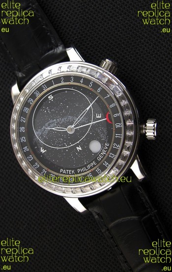 Patek Philippe Grand Complication 6102P Celestial Moon Age Grey Dial Swiss Replica Watch 