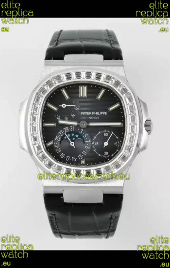 Patek Philippe Nautilus 5712/1A 1:1 Quality Swiss Replica Watch in Blue Dial