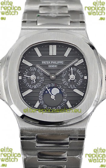 Patek Philippe Nautilus 5740 Perpetual Calendar Stainless Steel Grey Dial Swiss Replica Watch 